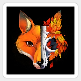 Autumn Fox Sticker